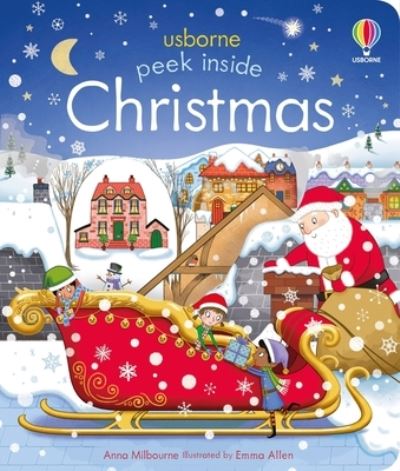 Peek Inside Christmas - Anna Milbourne - Bøger - Usborne Publishing, Limited - 9781805070504 - 17. oktober 2023