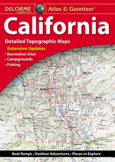 Cover for Garmin International · California Atlas &amp; Gazetteer (Book) (2022)