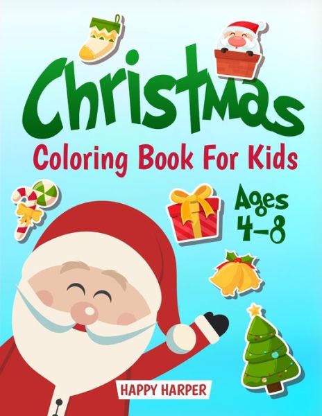 Cover for Harper Hall · Christmas Coloring Book (Paperback Book) (2019)