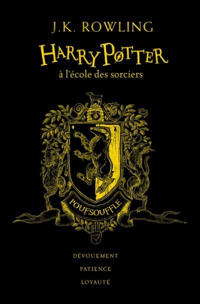 Cover for J K Rowling · Harry Potter a l'ecole des sorciers (Edition Poufsouffle) (Hardcover Book) (2018)