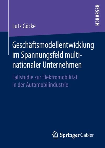 Cover for Göcke · Geschäftsmodellentwicklung im Spa (Book) (2016)