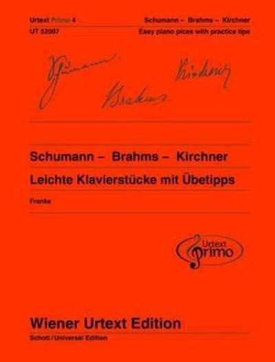 Cover for Johannes Brahms · Schumann - Brahms - Kirchner.UT52007 (Bok) (2014)