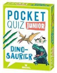 Pocket Quiz junior Dinosaurier - Jürgen Winzer - Jogo de tabuleiro - moses. Verlag GmbH - 9783964551504 - 1 de setembro de 2021