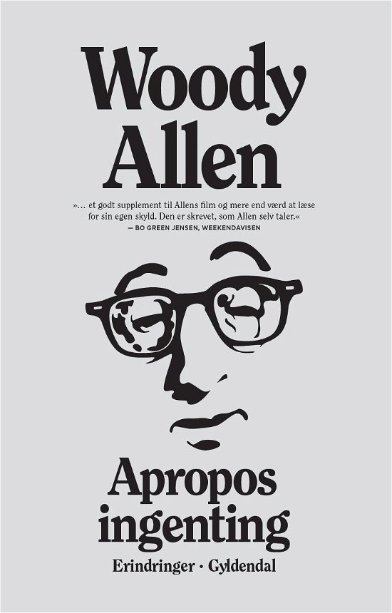 Cover for Woody Allen · Apropos ingenting (Taschenbuch) [1. Ausgabe] (2020)
