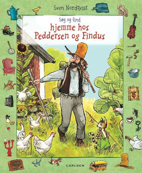 Cover for Sven Nordqvist · Peddersen og Findus: Søg og find hjemme hos Peddersen og Findus (Pappbok) [1. utgave] (2012)