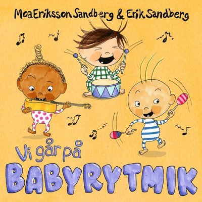 Cover for Moa Eriksson Sandberg · Vi går på babyrytmik (Board book) (2019)