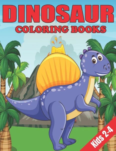 Cover for Family Coloring Funny · Dinosaur Coloring Books Kids 2-4 (Paperback Book) (2020)