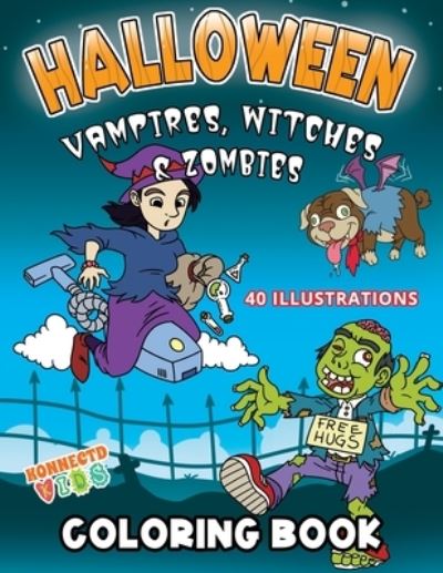 Cover for Konnectd Supply · Happy Halloween Coloring Book for Kids (Paperback Book) (2020)