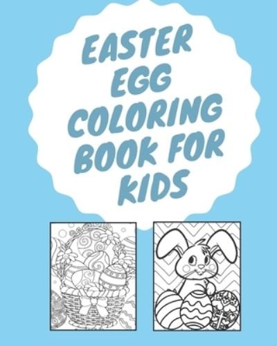 Cover for Be Kind with Cute Cats Design · Easter Egg Coloring Book For Kids (Paperback Bog) (2021)