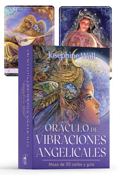 Cover for Josephine Wall · Oraculo de vibraciones angelicales : Mazo de 50 cartas y guia (Flashcards) (2025)