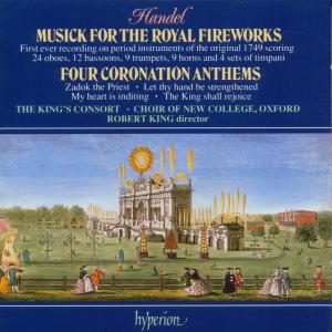 Handelfireworks Musiccoronation Anthem - Kings Consort & Robert King - Musik - HYPERION - 0034571163505 - 31 december 1993