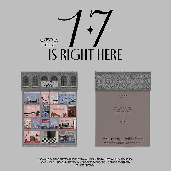 Cover for Seventeen · Seventeen Best Album '17 is Right Here' (CD) (2024)