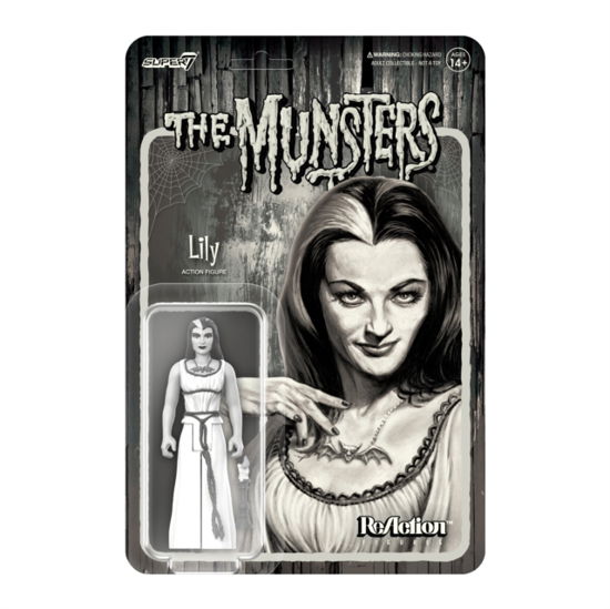 Munsters Reaction Figures Wave 2 - Lily (Grayscale) - Munsters - Koopwaar - SUPER 7 - 0840049825505 - 6 januari 2023