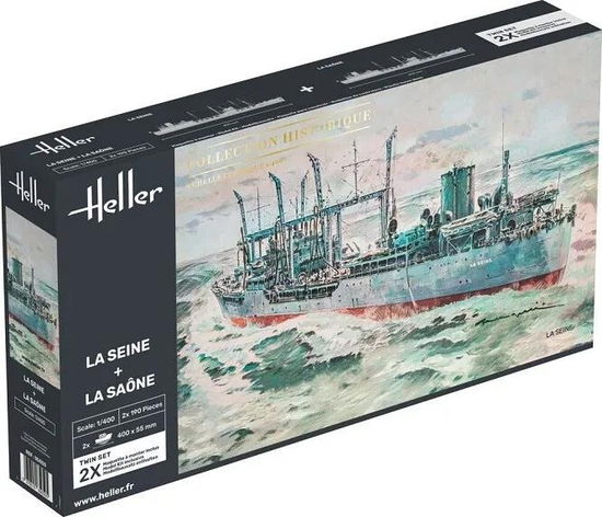 Cover for Heller · 1/400 La Seine + La Saone Twinset (Toys)