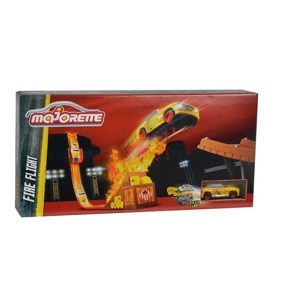 Majorette - Stunt Heroes - Pista Volo Tra Le Fiamme + 1 Auto - Majorette - Marchandise -  - 3467452038505 - 