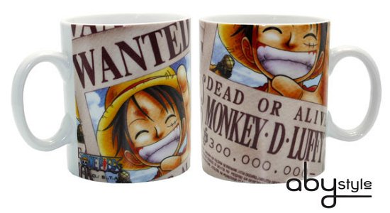 Cover for One Piece · Luffy Wanted Porcelain (Tazza 460 Ml) (MERCH) (2019)