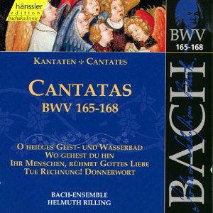 BACH: Kantaten BWV 165-168 - Bach-collegium / Rilling - Música - hänssler CLASSIC - 4010276015505 - 17 de abril de 2000