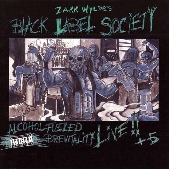 Cover for Black Label · Alcohol Fueled Brewtality Live!! Plus 5 (VINYL) (2016)