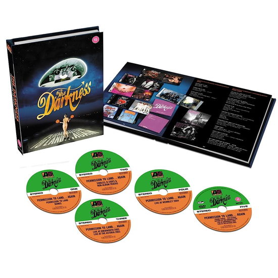 Cover for The Darkness · Permission To Land... Again (CD/DVD) [20th Anniversary Deluxe Box Set edition] (2023)