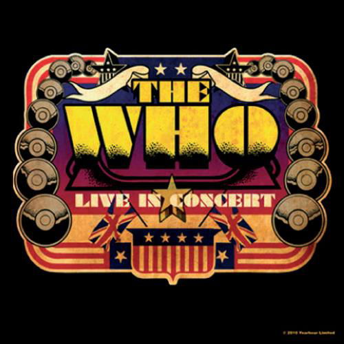 The Who Single Cork Coaster: Live in Concert - The Who - Gadżety - Unlicensed - 5055295320505 - 27 stycznia 2023