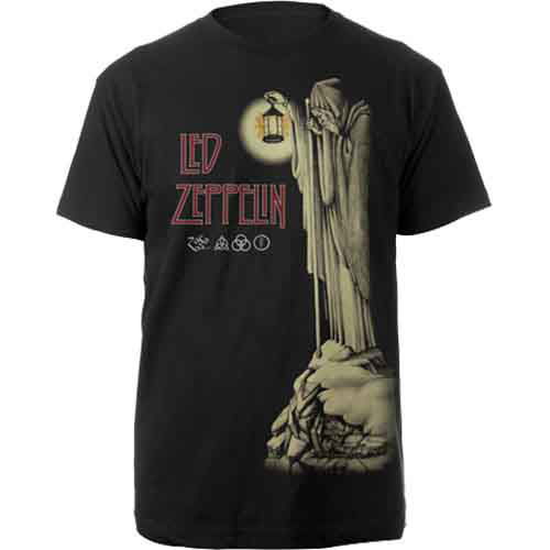 Cover for Led Zeppelin · Led Zeppelin Unisex T-Shirt: Hermit (T-shirt) [size S] [Black - Unisex edition] (2018)