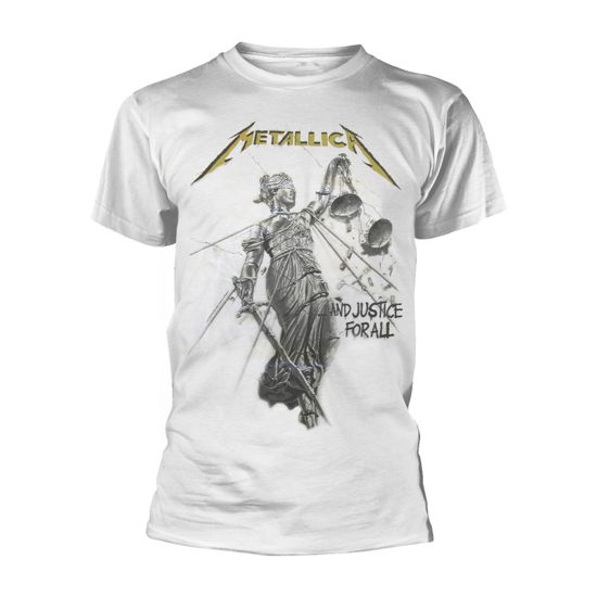 Cover for Metallica · And Justice for All (White) (T-shirt) [size XXL] [White edition] (2019)