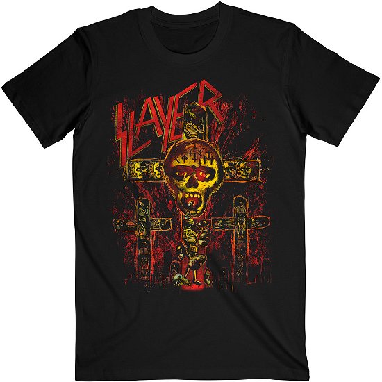 Slayer Unisex T-Shirt: SOS Crucifixion - Slayer - Koopwaar -  - 5056368647505 - 