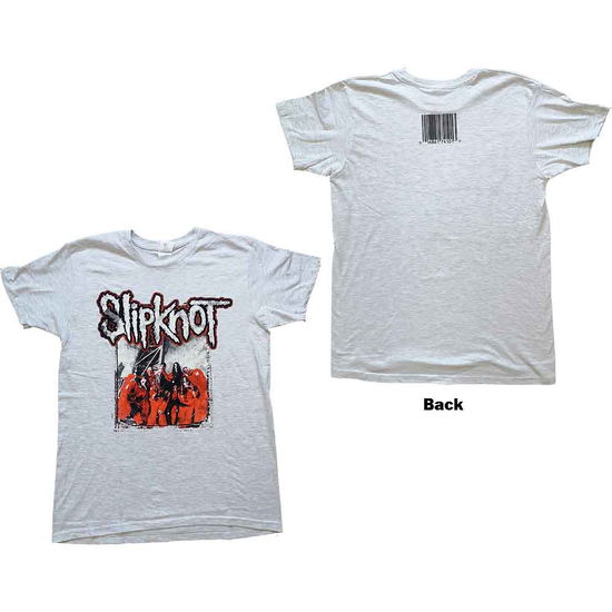 Slipknot Unisex T-Shirt: Self Titled (Back Print) - Slipknot - Gadżety -  - 5056368676505 - 9 czerwca 2021