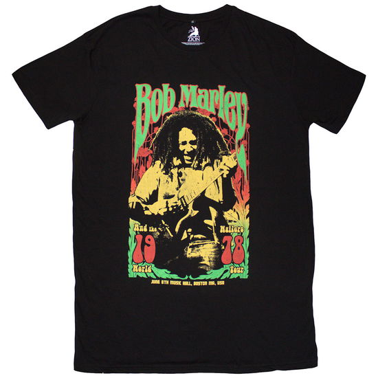 Cover for Bob Marley · Bob Marley Ladies T-Shirt Dress: 1978 (Black) (Bekleidung) [size S] (2025)