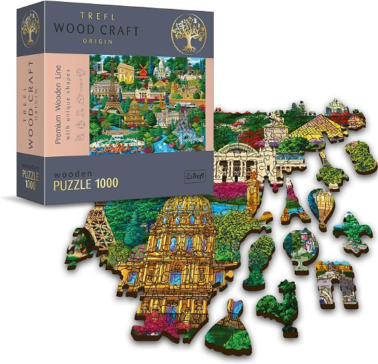 Cover for Trefl: Puzzle 1000 · France - Famous Places (MERCH)