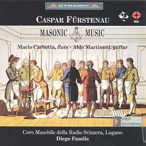 Cover for Furstenau Caspar · Masonic Music (CD) (2014)