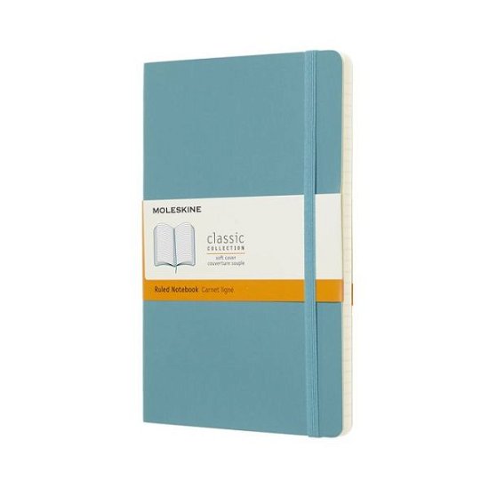 Moleskine Reef Blue Notebook Large Ruled Soft - Moleskin - Books - Moleskine - 8058341715505 - 