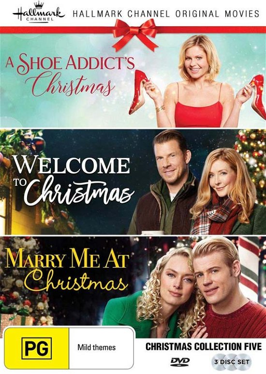 Cover for DVD · Hallmark Christmas Collection 5 - a Shoe Addict's Christmas / Welcome to Christmas / Marry Me at Christmas (DVD) (2019)