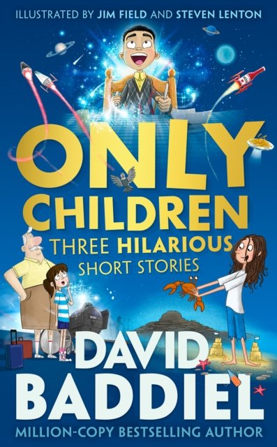 Cover for David Baddiel · Only Children: Three Hilarious Short Stories (Paperback Bog) (2024)