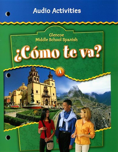 Cover for Conrad J. Schmitt · Glencoe Middle School Spanish: ¿cómo Te Va? a Nivel Verde, Audio Activities (Paperback Book) (2003)