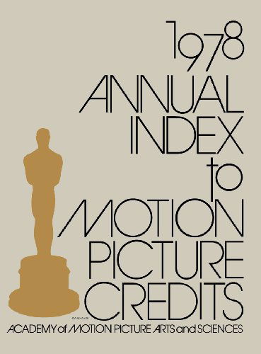 Cover for Academy of Motion Picture Arts &amp; Sciences · Annual Index to Motion Picture Credits 1978. (Hardcover Book) (1979)