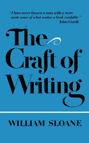 Cover for William Sloane · The Craft of Writing (Paperback Book) (1983)