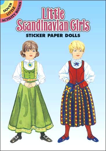 Cover for Barbara Steadman · Little Scandinavian Girls Sticker Paper Dolls - Little Activity Books (MERCH) (2005)