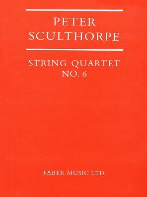 Cover for Peter Sculthorpe · String Quartet No. 6 (Paperback Book) (1998)