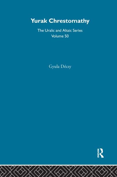 Cover for Gyula Decsy · Yurak Chrestomathy (Hardcover bog) (1997)