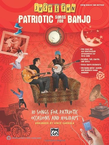 Cover for Alfred Publishing Staff · Jff Patriotic Songs for Banjo (Sheet music) (2013)