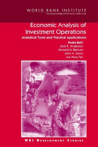 Cover for John A. Dixon · Economic Analysis of Investment Operations: Analytical Tools and Practical Applications (Wbi Development Studies) (Taschenbuch) [First edition] (2001)
