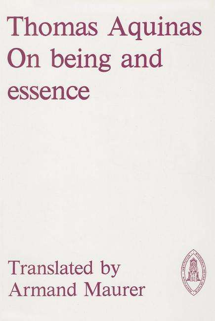 Cover for Thomas Aquinas · On Being and Essence (Mediaeval Sources in Translation) (Paperback Book) [2 Revised edition] (1968)