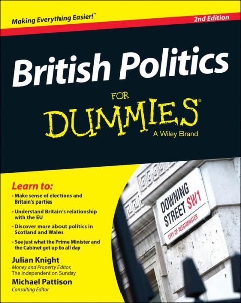 Cover for Knight, Julian (BBX) · British Politics For Dummies (Paperback Book) (2015)