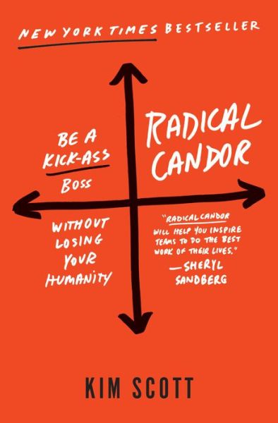 Cover for Kim Scott · Radical Candor: Be a Kick-Ass Boss Without Losing Your Humanity (Hardcover Book) (2017)