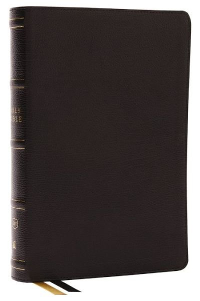 Cover for Thomas Nelson · KJV Holy Bible, Center-Column Reference Bible, Genuine Leather, Black, 73,000+ Cross References, Red Letter, Comfort Print: King James Version (Leather Book) (2023)