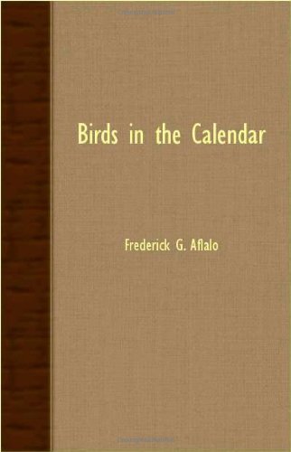Cover for Frederick G. Aflalo · Birds in the Calendar (Paperback Book) (2007)
