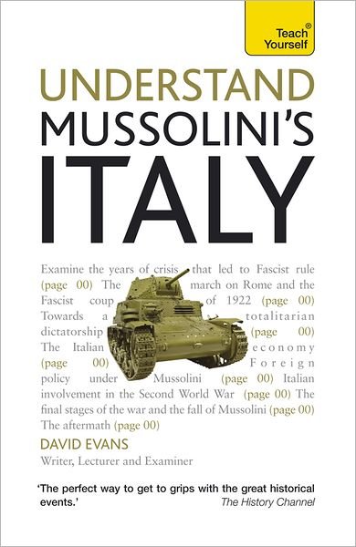 Cover for David Evans · Understand Mussolini's Italy: Teach Yourself (Paperback Book) (2012)