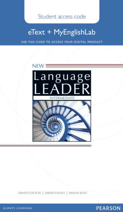 Cover for David Cotton · New Language Leader Intermediate eText Access Card with MyEnglishLab Pack - Language Leader (Book) (2014)