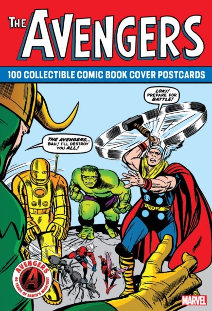 Cover for Marvel Entertainment · Avengers: 100 Collectible Comic Book Cover Postcards (Postcard) (2023)